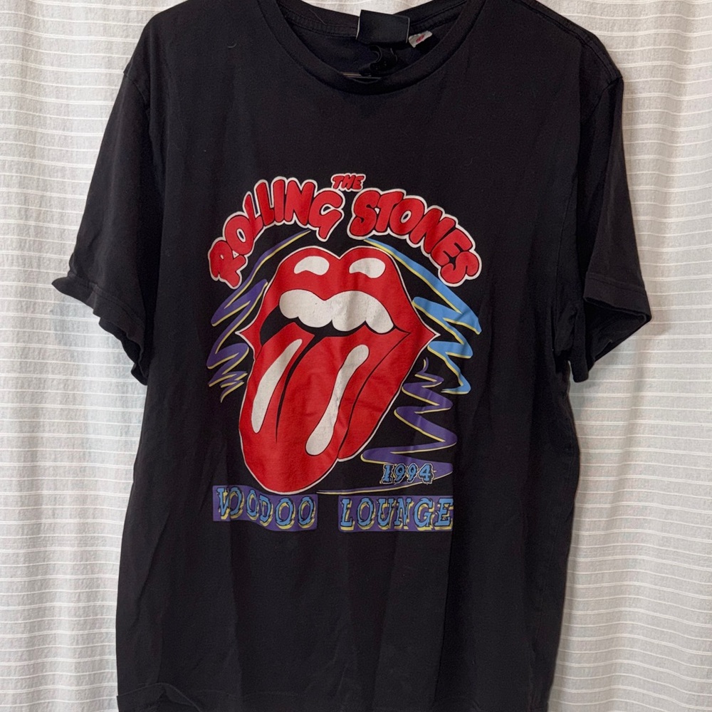 H&M Rolling Stones Voodoo Lounge Black T-Shirt